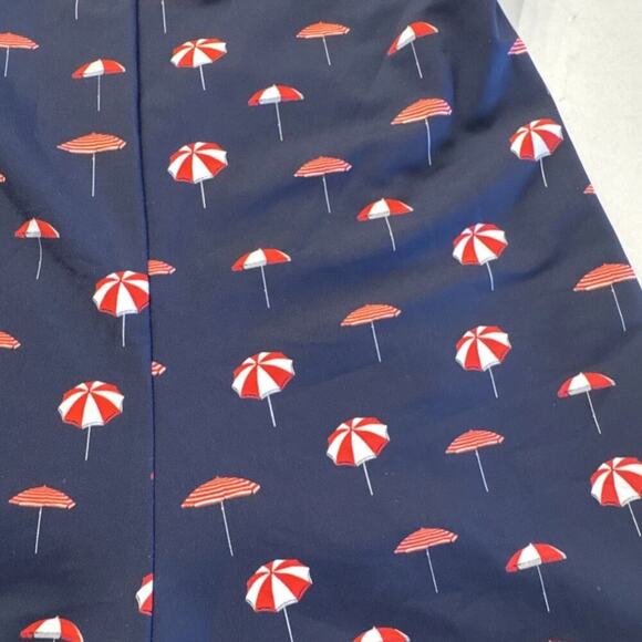 Seafolly One Piece Swimsuit Women's Size 4 Navy Umbrella Halter Anthropologie - Picture 5 of 9